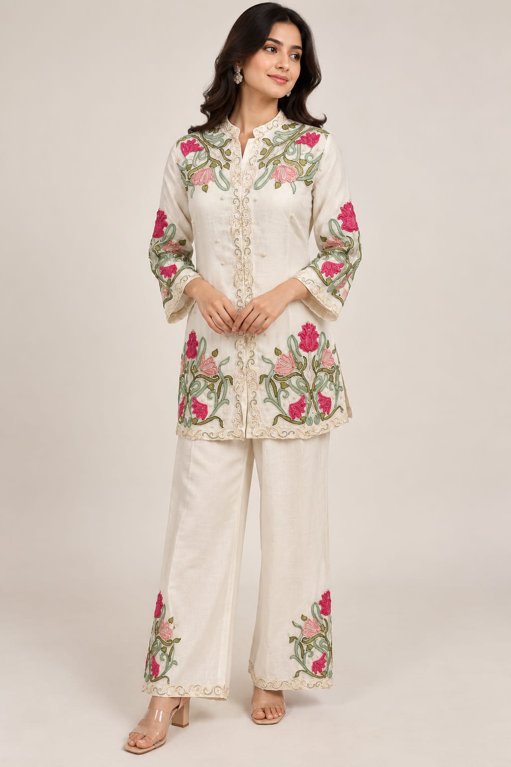 Floral Printed Kurta Set