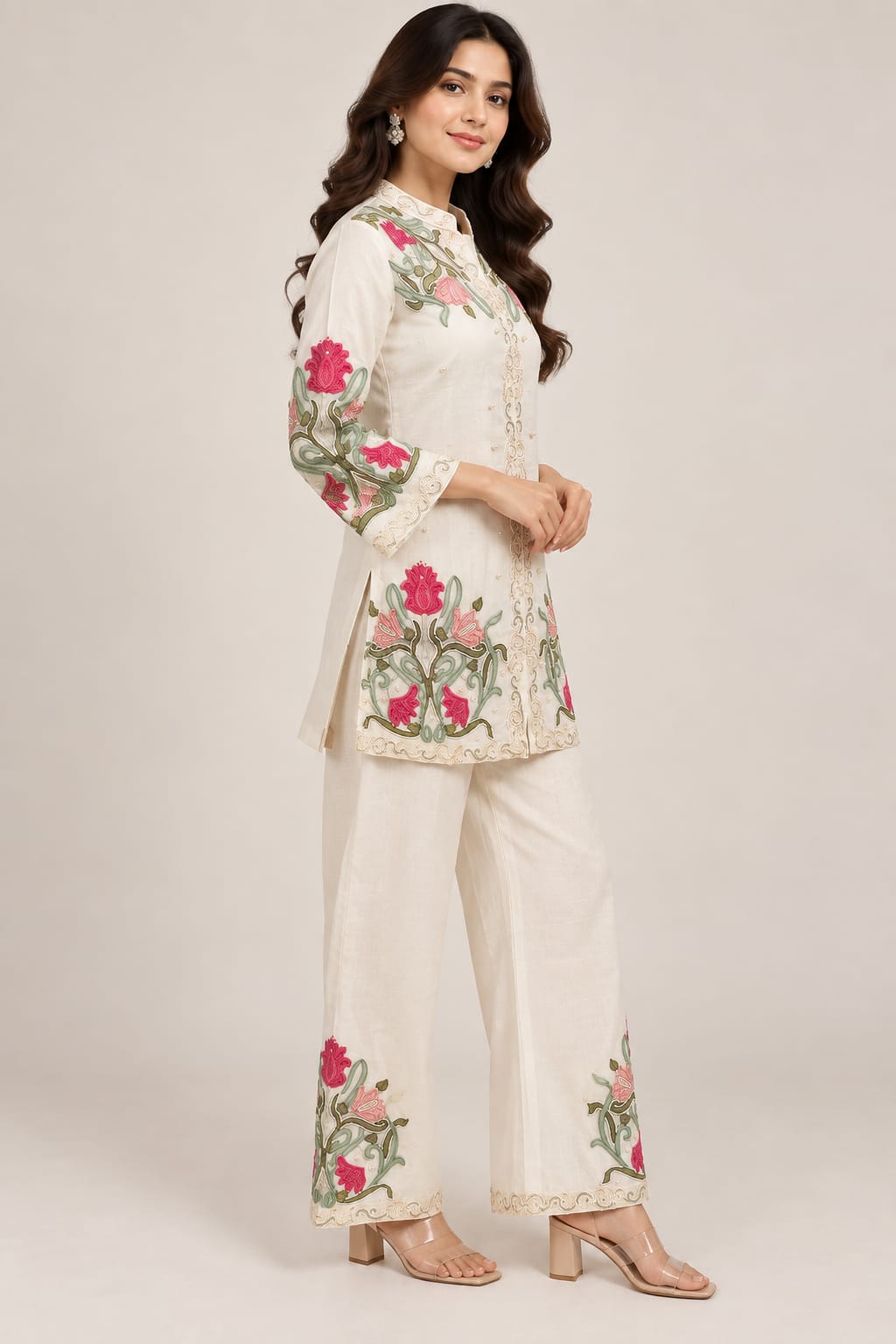Floral Printed Kurta Set