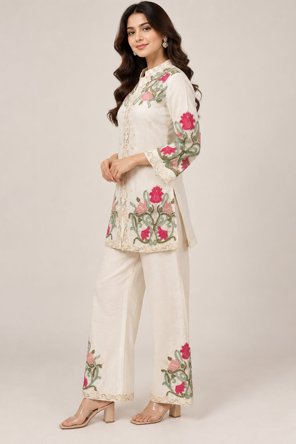 Floral Printed Kurta Set