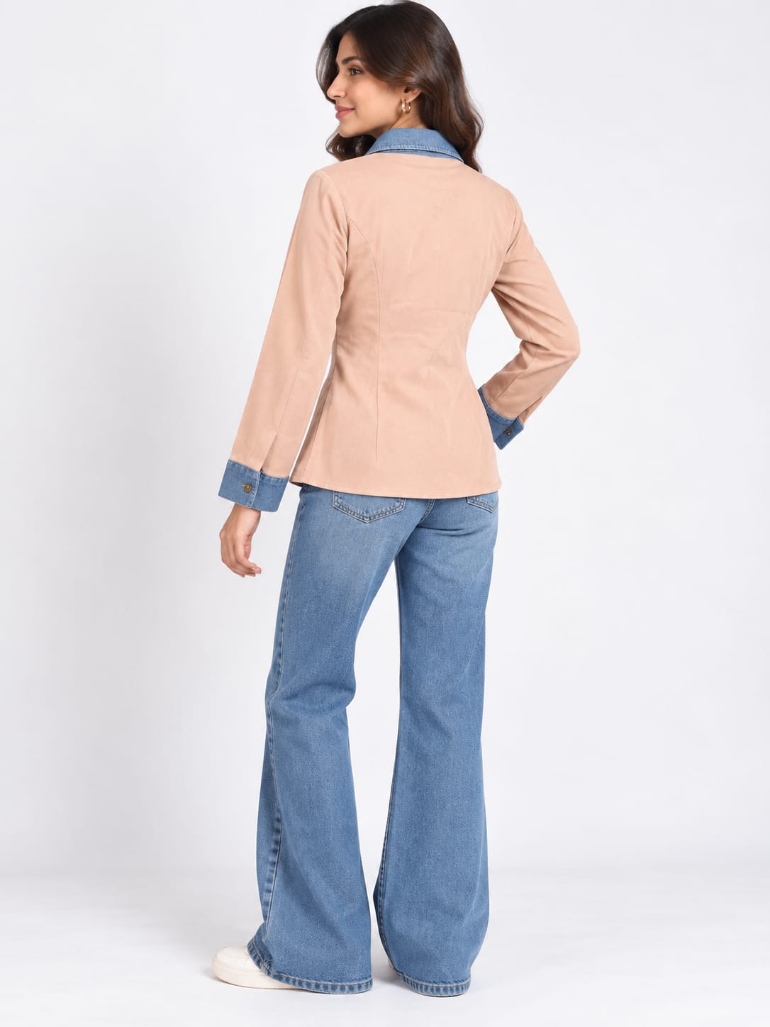 Woman Denim Blazer Style