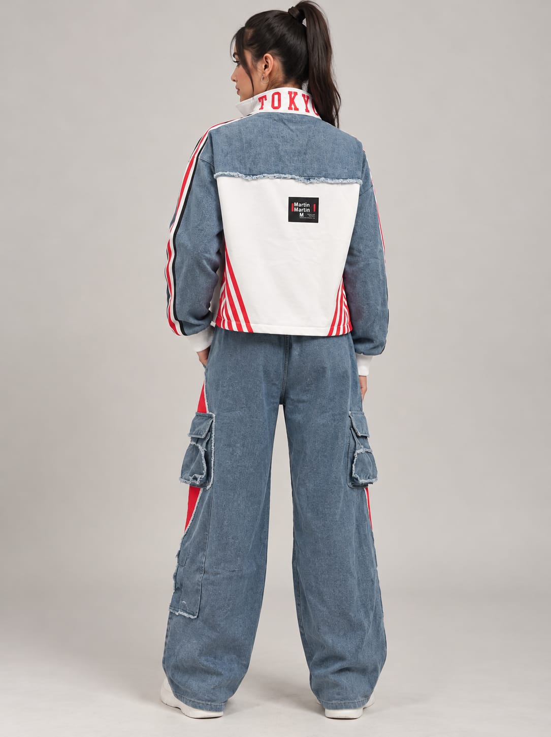 Blue Red Racing Co-Ord Set