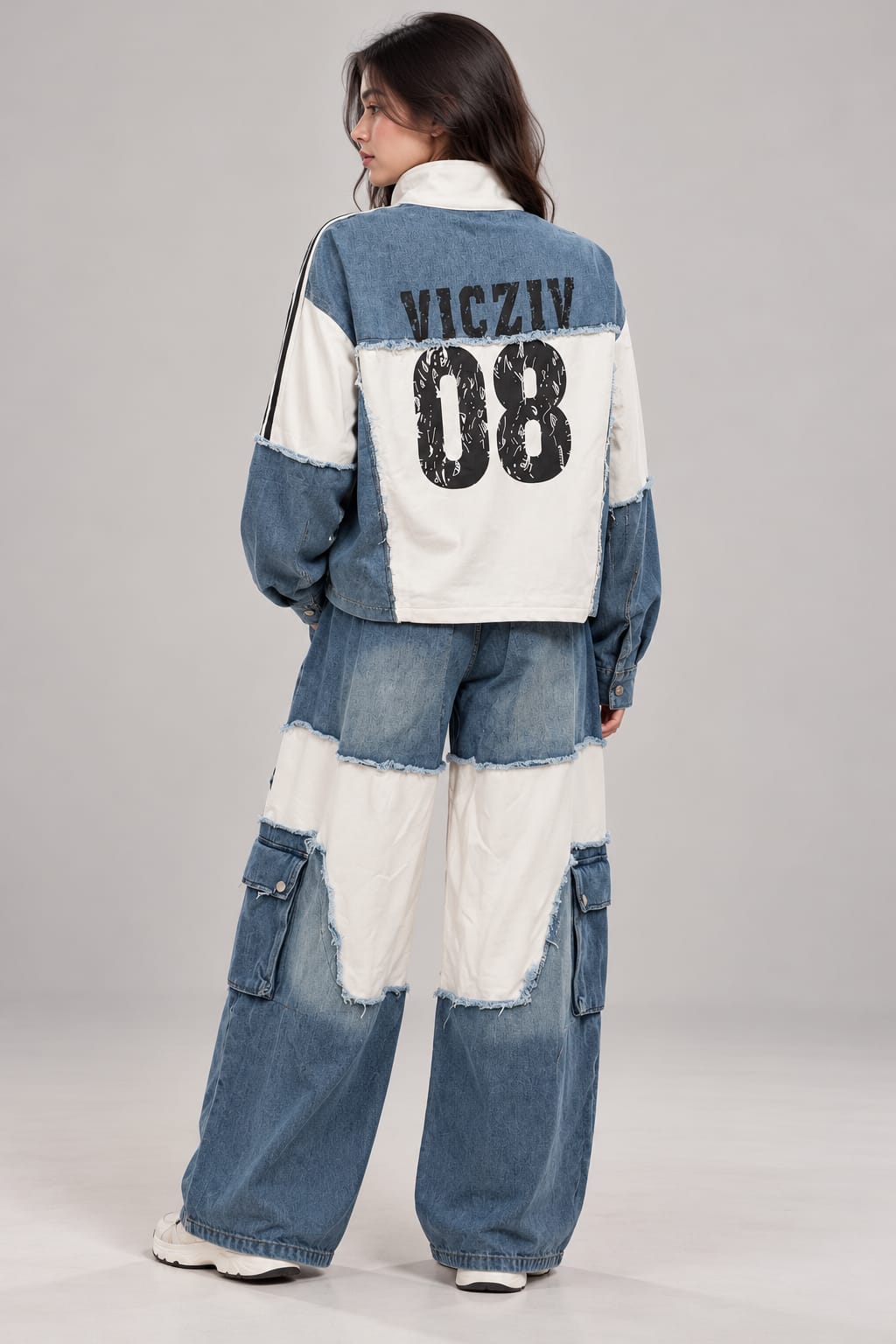 Blue Denim Graphic Co-Ord