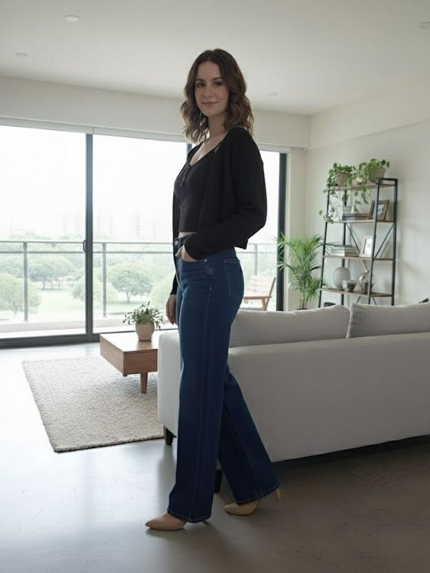 Ribbed Knit Crop Top with Open Front Shrug for Women