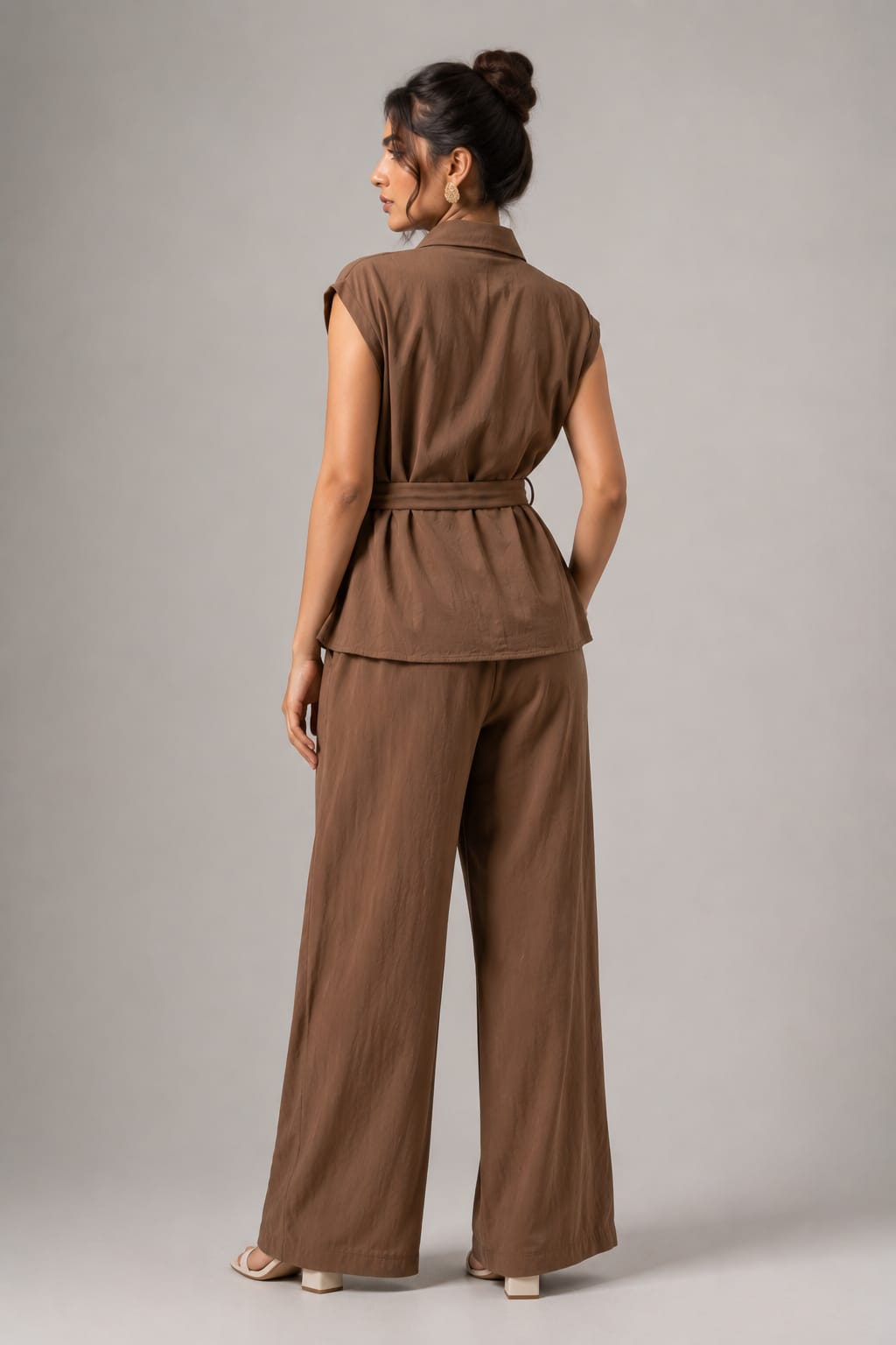 Elegant Sleeveless Co-ord Set