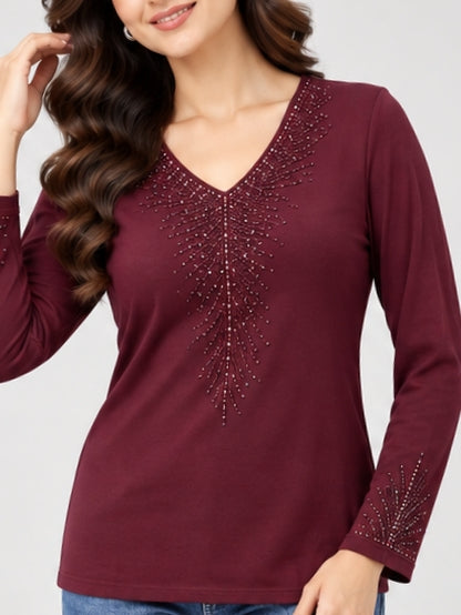 Woman Embroidered Top