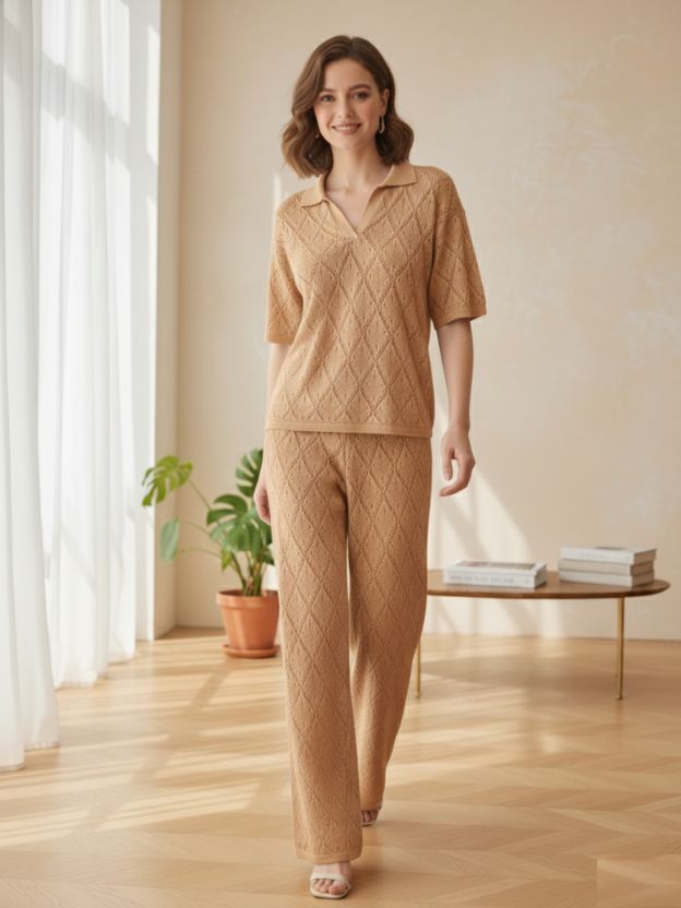 Textured Knit Co-ord Set