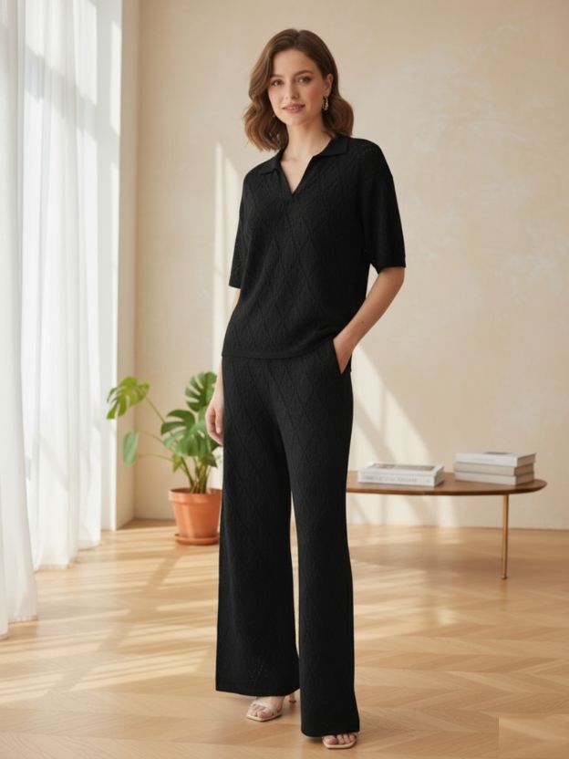 Textured Knit Co-ord Set