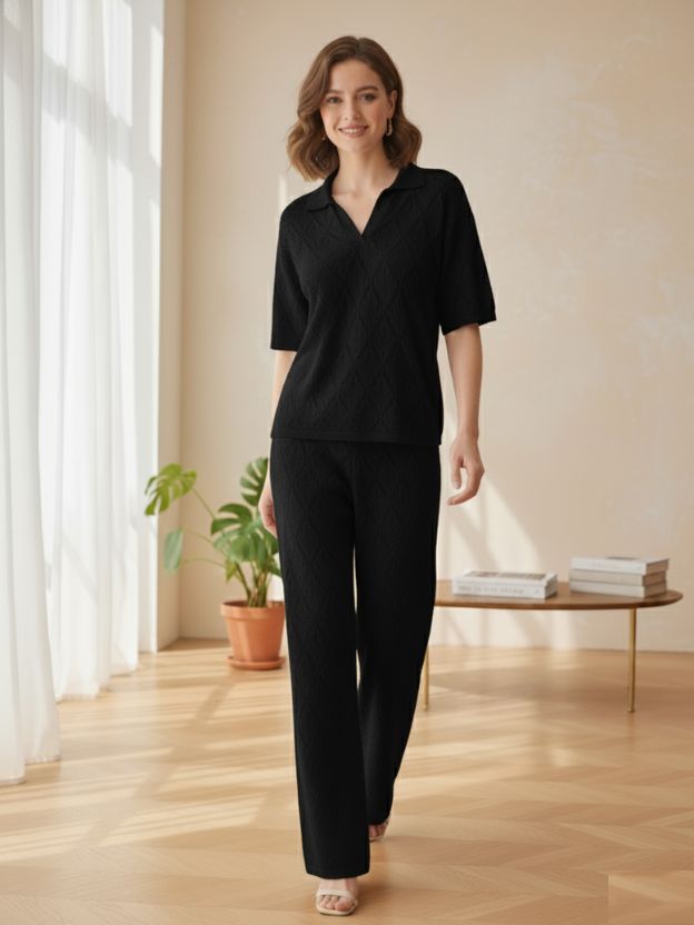 Textured Knit Co-ord Set