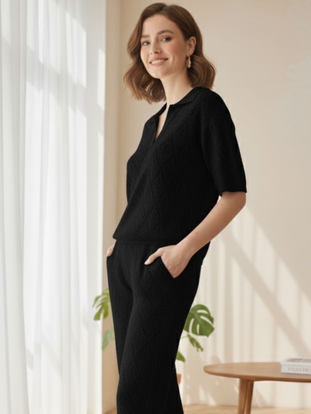 Textured Knit Co-ord Set