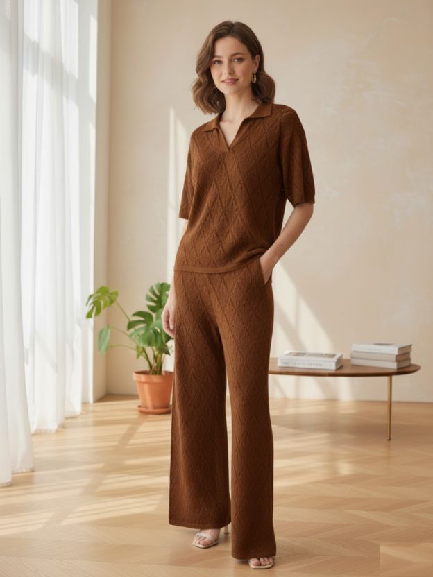 Textured Knit Co-ord Set