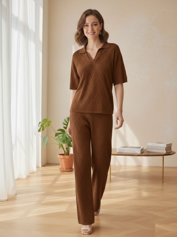 Textured Knit Co-ord Set